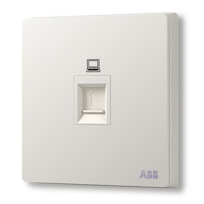 ABB开关插座面板\一位6类电脑插...